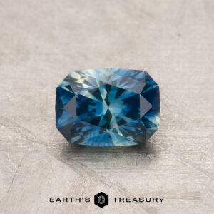 1.00-Carat Blue-Teal Particolored Montana Sapphire (Heated)