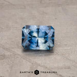 1.08-Carat Blue-Aqua Particolored Montana Sapphire (Heated)