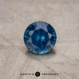 1.42-Carat Deep Peacock Blue Montana Sapphire (Heated)