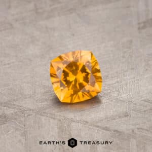 0.91-Carat Orange Montana Sapphire (Heated)