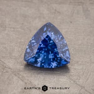 Bague en argent et Saphir bleu de Madagascar-2273LY | Bijouterie