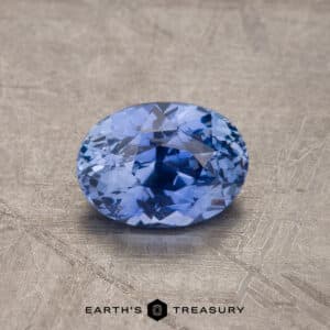 1.52-Carat Cornflower Blue Ceylon Sapphire