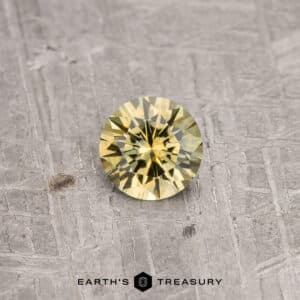 0.93-Carat Greenish-Yellow Montana Sapphire (Heated)