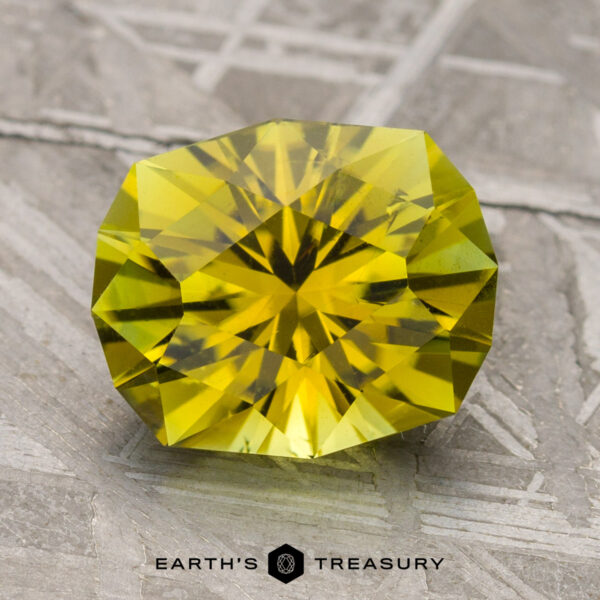3.25-Carat Greenish Gold California Tourmaline 3.25-Carat Greenish Gold California Tourmaline
