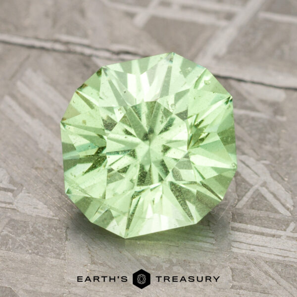 3.38-Carat Mint Green Grossular Garnet 3.38-Carat Mint Green Grossular Garnet