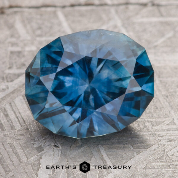 4.15-Carat Peacock Blue Montana Sapphire (Heated) 4.15-Carat Peacock Blue Montana Sapphire (Heated)