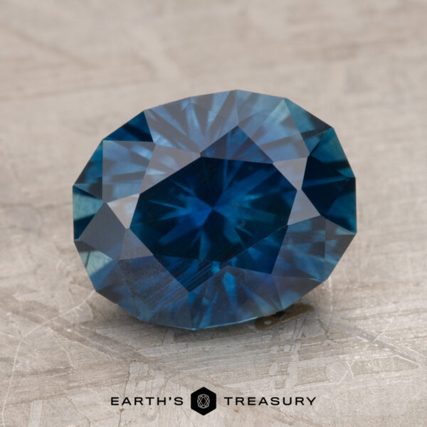 3.25-Carat Deep Blue Montana Sapphire (Heated) 3.25-Carat Deep Blue Montana Sapphire (Heated)