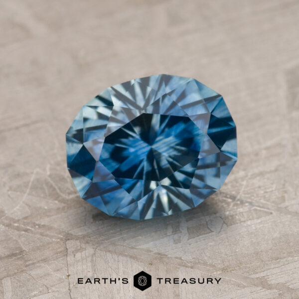 2.03-Carat Blue-Aqua Particolored Montana Sapphire (Heated) 2.03-Carat Blue-Aqua Particolored Montana Sapphire (Heated)