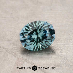 0.94-Carat Blue-Teal Particolored Montana Sapphire (Heated)