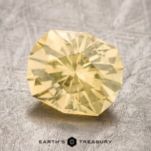 2.70-Carat Light Yellow Montana Sapphire