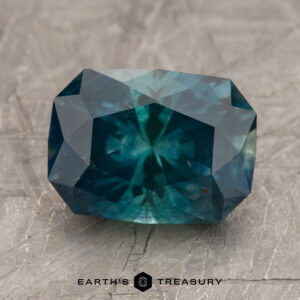 4.76-Carat Deep Blue-Green Montana Sapphire (Heated)