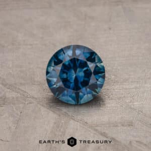 1.01-Carat Deep Peacock Blue Montana Sapphire (Heated)