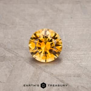 0.79-Carat Golden Orange Montana Sapphire (Heated)