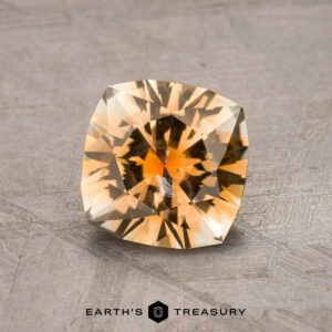 2.21-Carat Orange-Yellow Particolored Montana Sapphire (Heated)