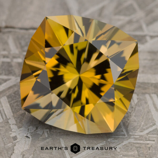 8.53-Carat Greenish-Gold Unheated Tanzanite (Zoisite) 8.53-Carat Greenish-Gold Unheated Tanzanite (Zoisite)