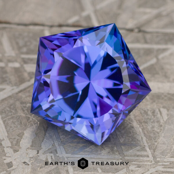3.95-Carat Bright Violet-Blue Tanzanite 3.95-Carat Bright Violet-Blue Tanzanite