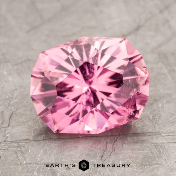 3.66-Carat Bright Pink California Tourmaline 3.66-Carat Bright Pink California Tourmaline