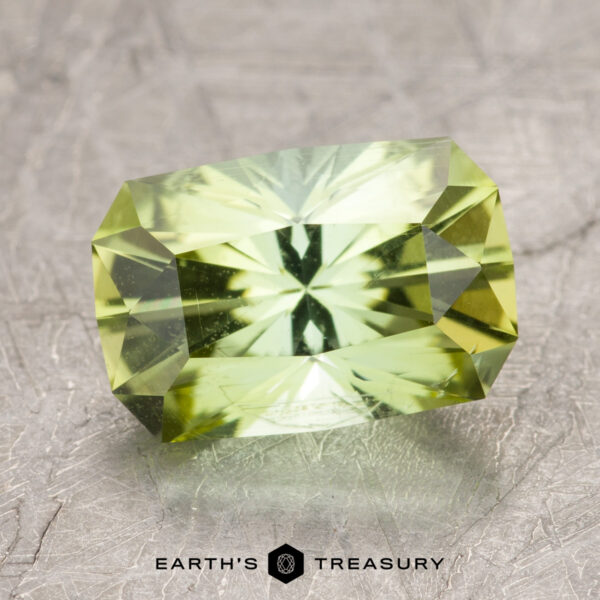 2.90-Carat Bright Lime Green California Tourmaline 2.90-Carat Bright Lime Green California Tourmaline