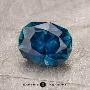 2.48-Carat Deep Blue-Green Montana Sapphire (Heated)
