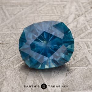 2.23-Carat Deep Teal Blue Montana Sapphire (Heated)