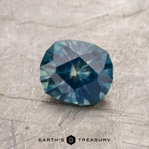 1.67-Carat Deep Blue-Green and Yellow Particolored Montana Sapphire (Heated)