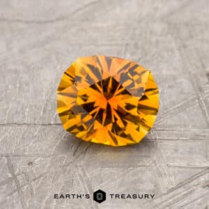 1.63-Carat Orange Montana Sapphire (Heated)