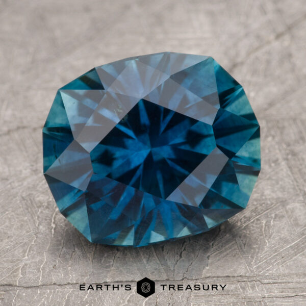 4.88-Carat Rich Blue-Green Montana Sapphire (Heated) 4.88-Carat Rich Blue-Green Montana Sapphire (Heated)