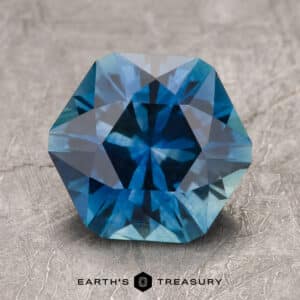 3.41-Carat Rich Peacock Blue Montana Sapphire (Heated)