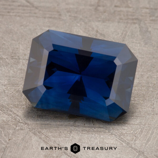 3.07-Carat Deep Blue African Sapphire (Heated) 3.07-Carat Deep Blue African Sapphire (Heated)