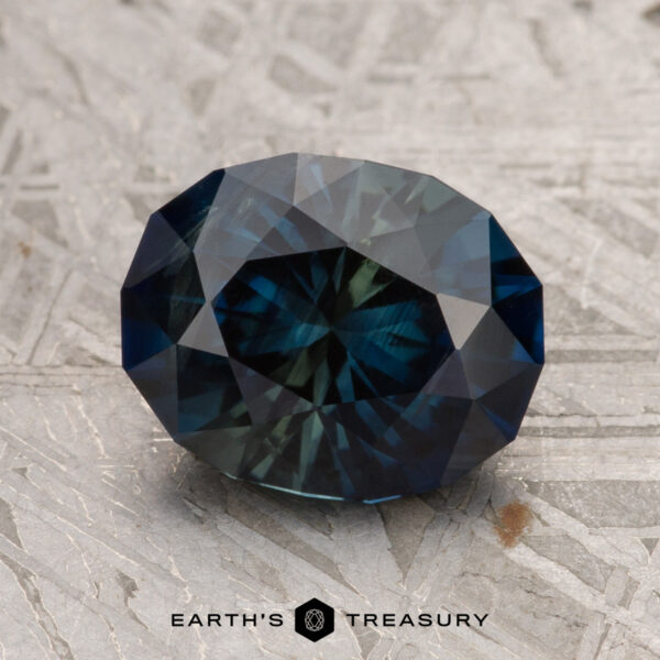 2.88-Carat Midnight Blue-Green Australian Sapphire (Heated) 2.88-Carat Midnight Blue-Green Australian Sapphire (Heated)