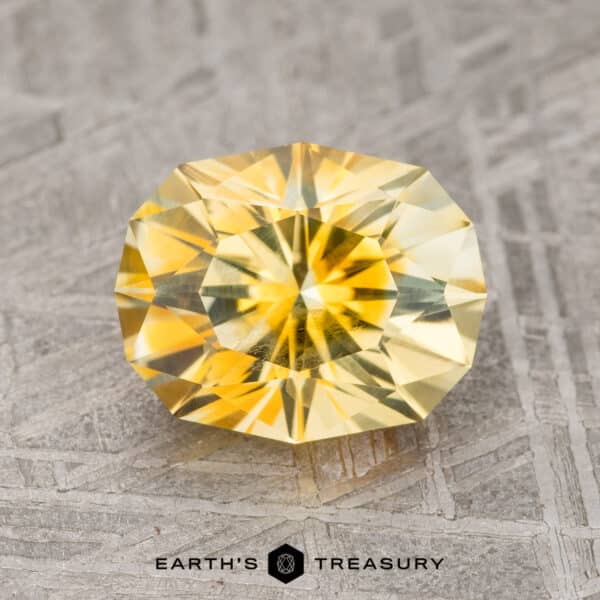 2.57-Carat Gold-Yellow Particolored Montana Sapphire (Heated) 2.57-Carat Gold-Yellow Particolored Montana Sapphire (Heated)