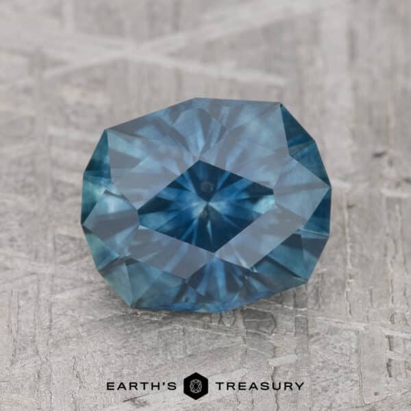 2.40-Carat Deep Blue-Green Montana Sapphire (Heated) 2.40-Carat Deep Blue-Green Montana Sapphire (Heated)