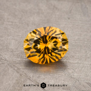 1.02-Carat Golden Orange Montana Sapphire (Heated)