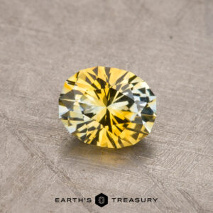 0.86-Carat Yellow-Aqua Particolored Montana Sapphire (Heated)