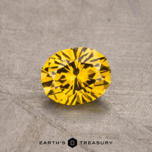 0.80-Carat Golden Yellow Montana Sapphire (Heated)