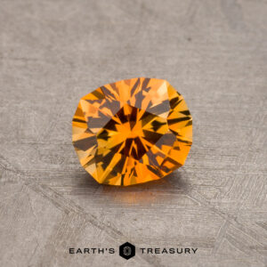 0.86-Carat Orange Montana Sapphire (Heated)