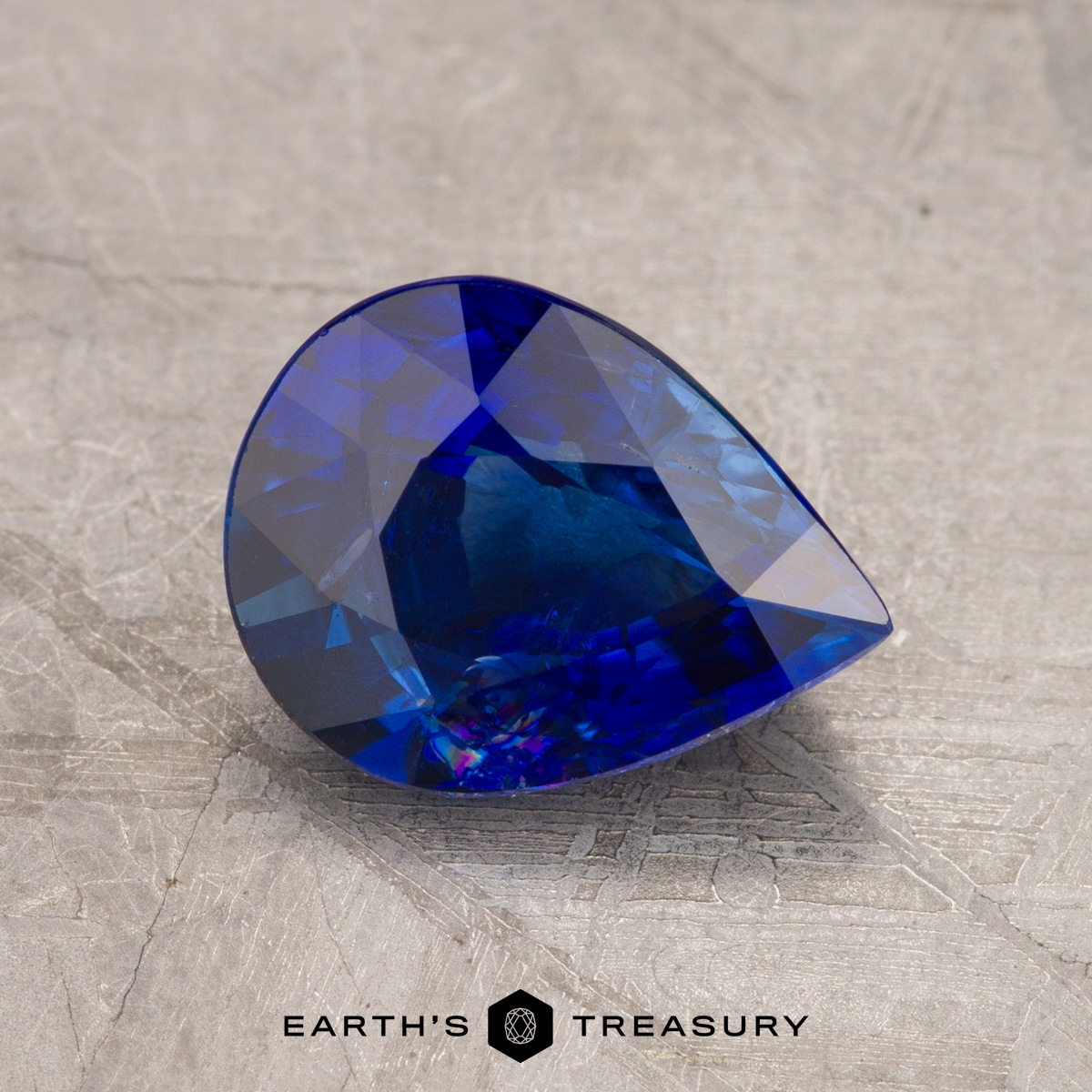 Super Superbes Naturel Ceylan Saphir Bleu Ample Radiant Coupe Gemme 9x7