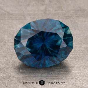 3.30-Carat Deep Peacock Blue Montana Sapphire (Heated)