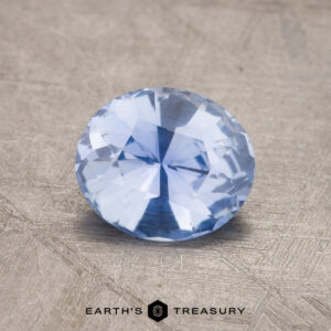 1.15-Carat Pale Violet-Blue Ceylon Sapphire