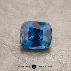 0.96-Carat Peacock Blue Madagascar Sapphire