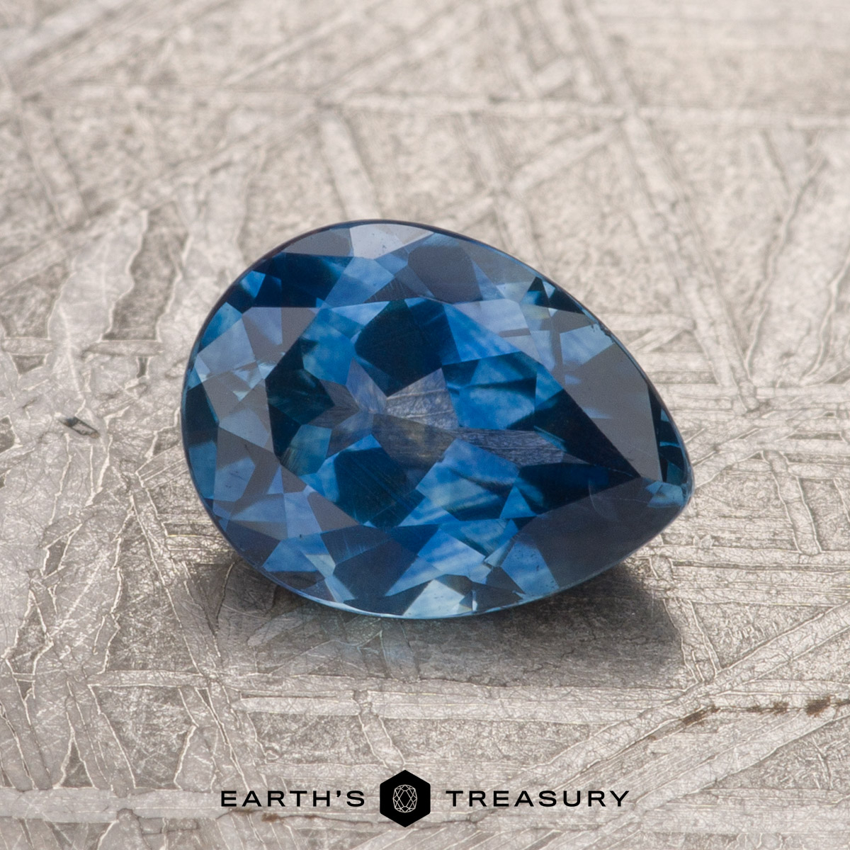 1.55-Carat Near Black Australian Sapphire (Heated) - Earth's Treasury