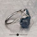 The "Cassia" ring in 14K white gold with 0.96-carat Montana sapphire
