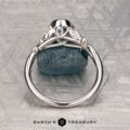 The "Cassia" ring in 14K white gold with 0.96-carat Montana sapphire