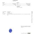 JV1400K GIA report: A detailed origin report for a 3.10-carat natural corundum sapphire from Madagascar, indicating no signs of heating.
