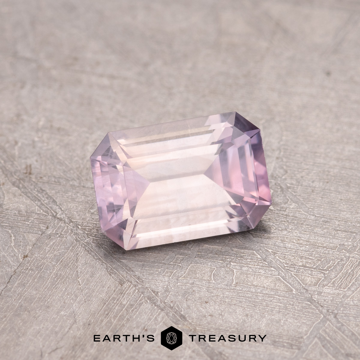 0.89-Carat Pink-Peach Particolored Montana Sapphire - Earth's Treasury
