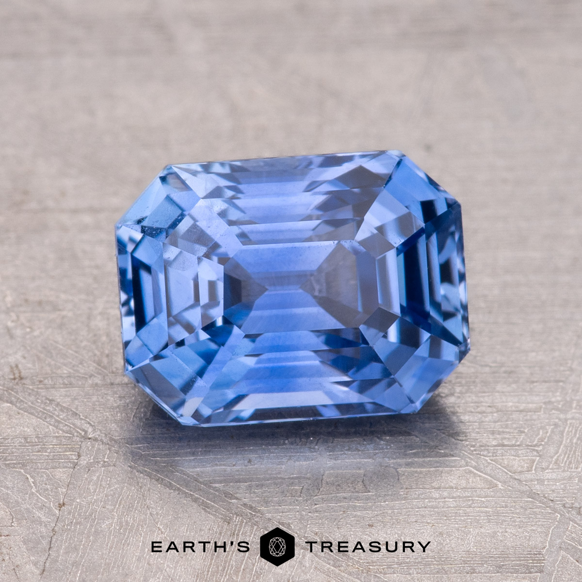 11,75 ct naturel rare saphir bleu de Ceylan coupe fantaisie certifié