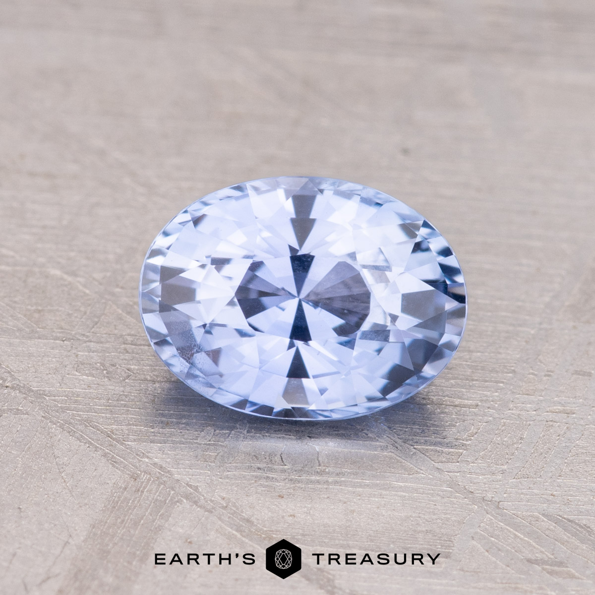 132 Carat Light Violet Blue Ceylon Sapphire Earths Treasury 