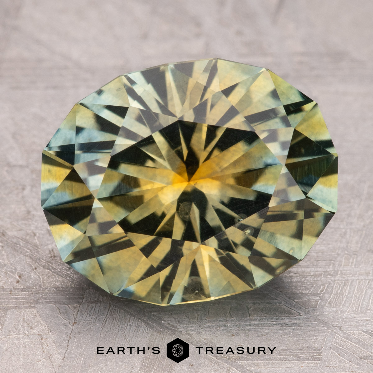 Gemstones 凛 8.76-Carat Green-Blue-Yellow Montana Sapphire (Heated) - Earth's