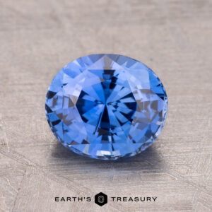 Saphir Bleu Naturel D’Australie – 3.8 Mm – 0.44 Ct – Chauffé – Pierre Précieuse Rare ★★ P214.129t