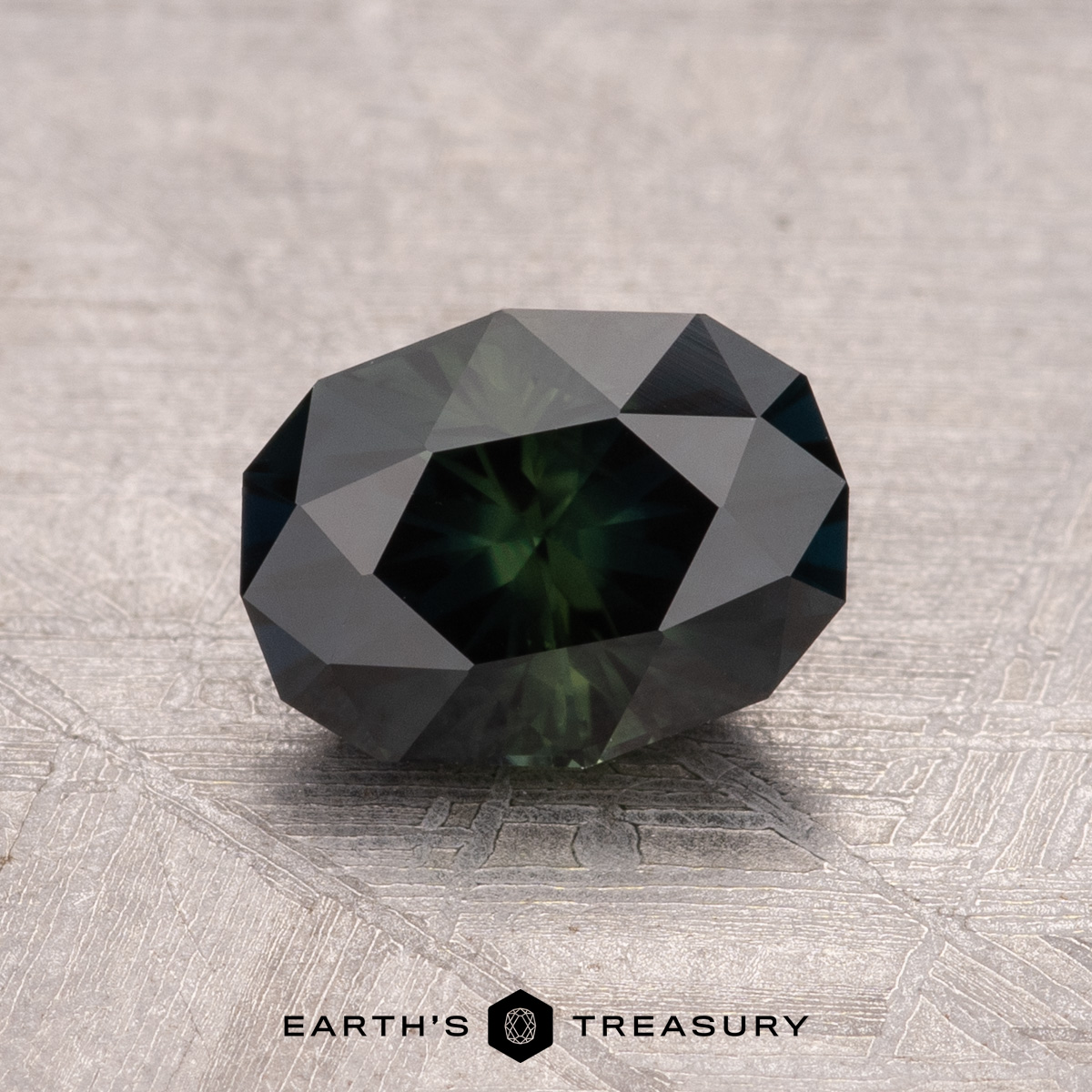 1.55-Carat Near Black Australian Sapphire (Heated) - Earth's Treasury